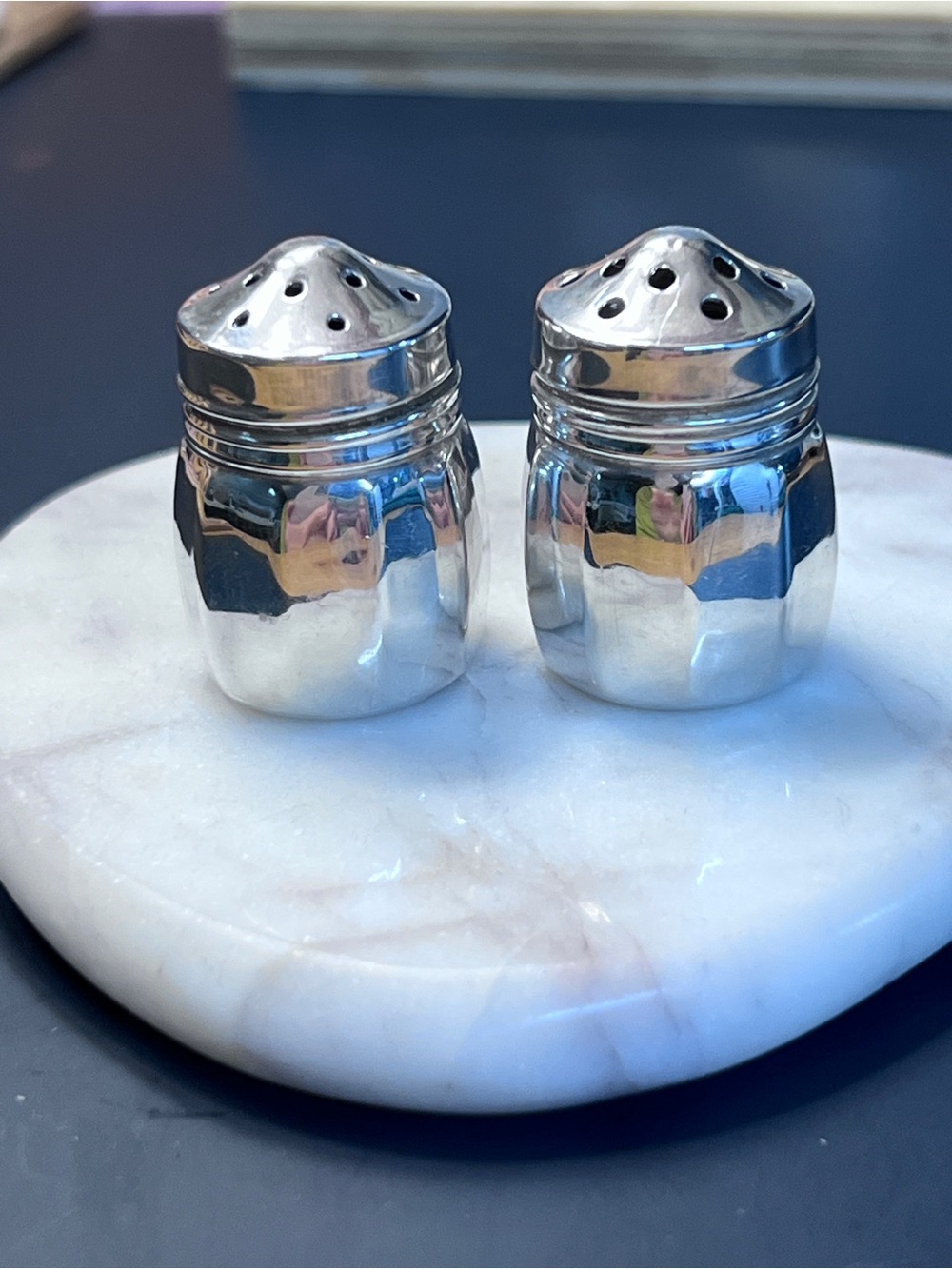 Classic Solid Sterling Silver Salt and Pepper Shaker Set - New York